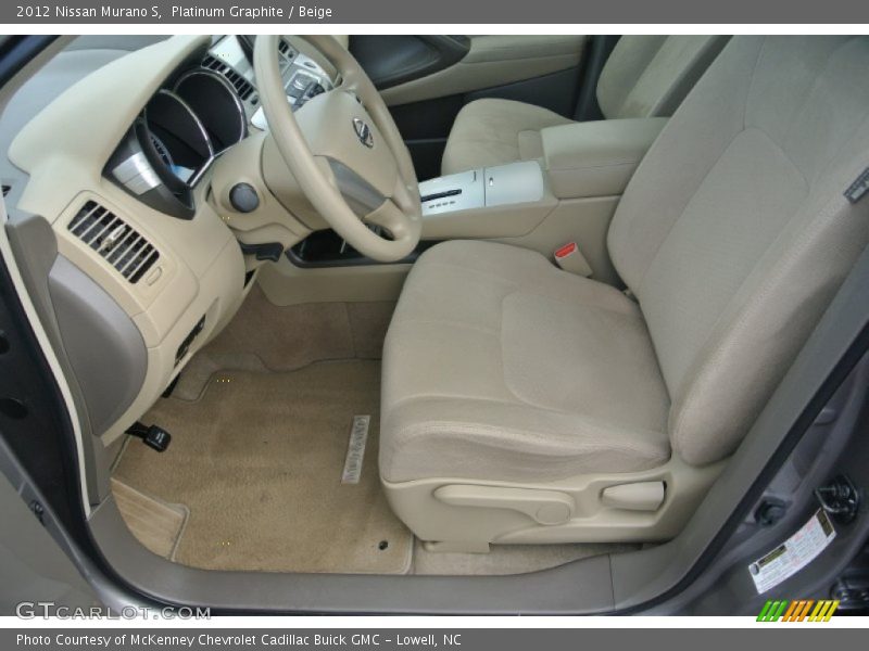 Platinum Graphite / Beige 2012 Nissan Murano S