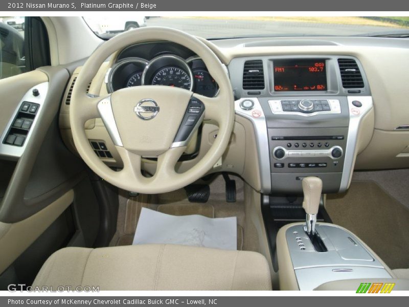 Platinum Graphite / Beige 2012 Nissan Murano S