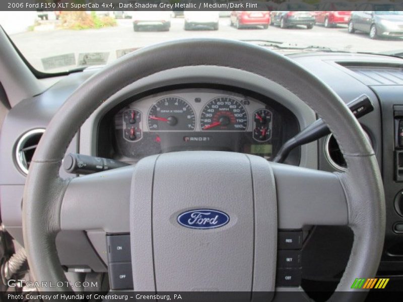 Dark Shadow Grey Metallic / Medium/Dark Flint 2006 Ford F150 XLT SuperCab 4x4