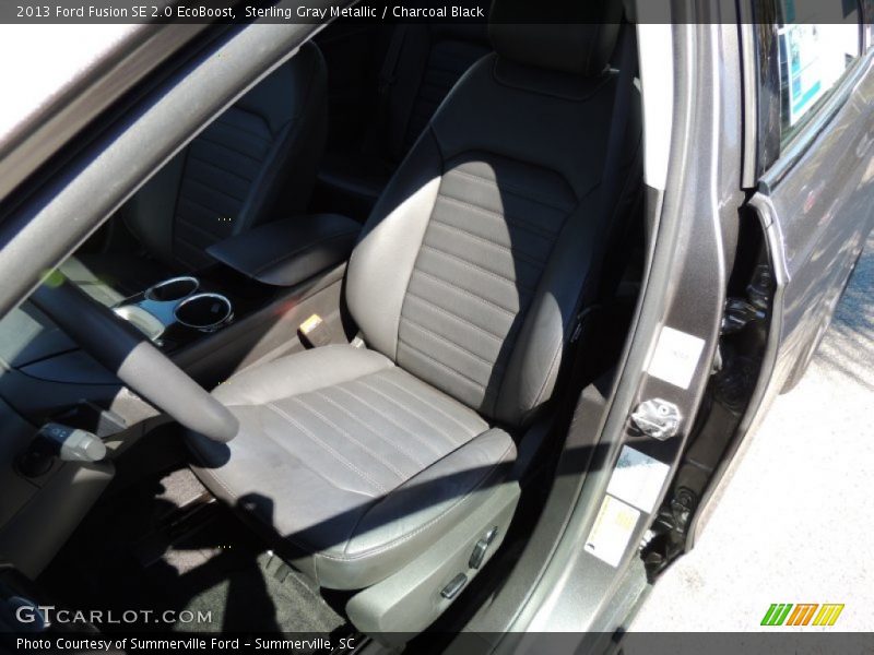 Sterling Gray Metallic / Charcoal Black 2013 Ford Fusion SE 2.0 EcoBoost