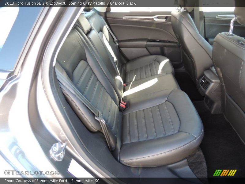 Sterling Gray Metallic / Charcoal Black 2013 Ford Fusion SE 2.0 EcoBoost