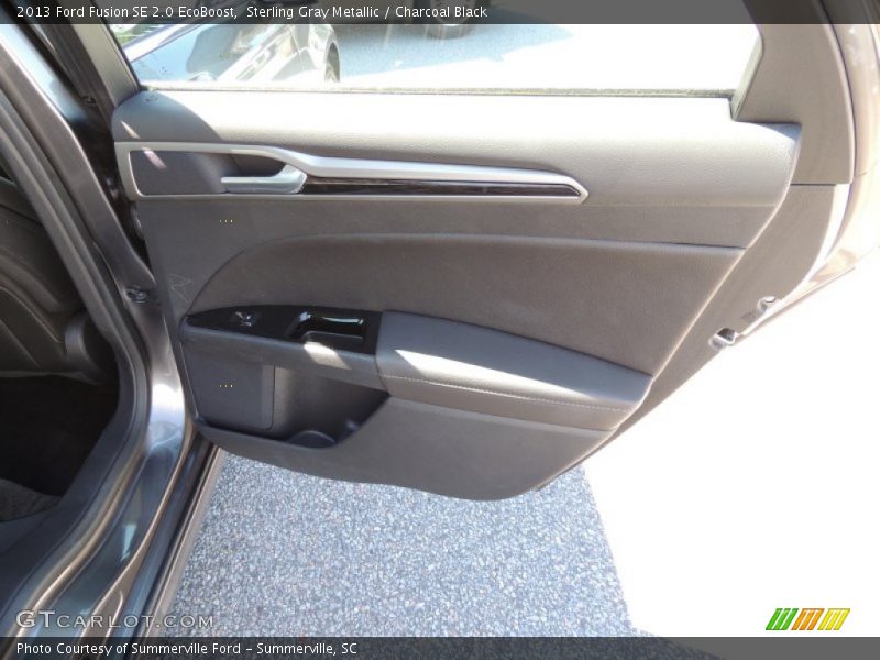 Sterling Gray Metallic / Charcoal Black 2013 Ford Fusion SE 2.0 EcoBoost