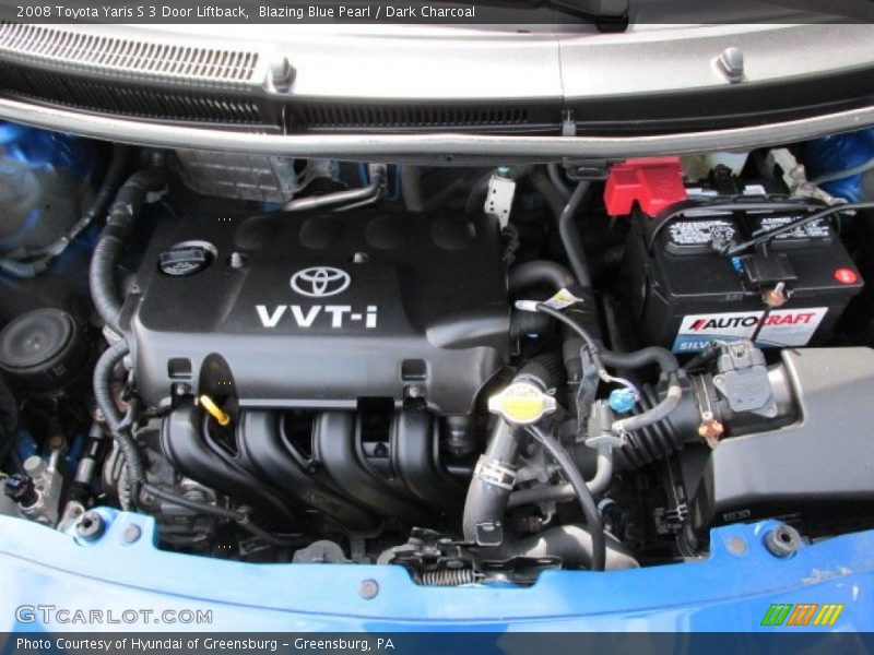  2008 Yaris S 3 Door Liftback Engine - 1.5 Liter DOHC 16-Valve VVT-i 4 Cylinder