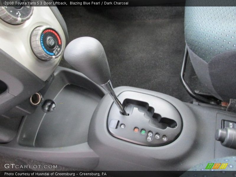  2008 Yaris S 3 Door Liftback 4 Speed Automatic Shifter