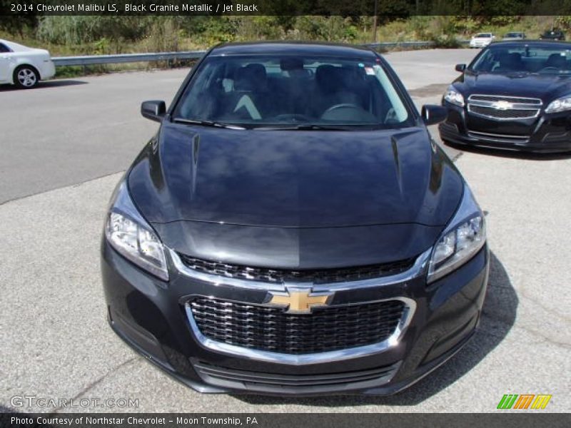 Black Granite Metallic / Jet Black 2014 Chevrolet Malibu LS