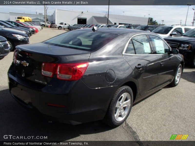 Black Granite Metallic / Jet Black 2014 Chevrolet Malibu LS