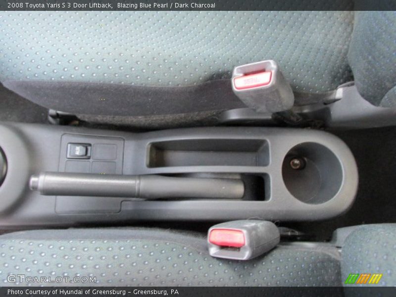 Blazing Blue Pearl / Dark Charcoal 2008 Toyota Yaris S 3 Door Liftback