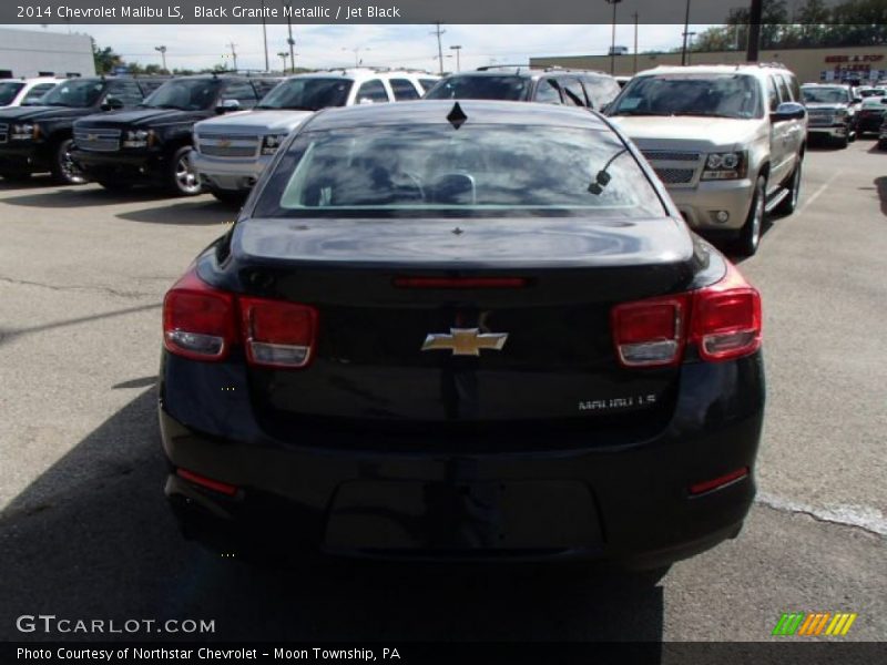 Black Granite Metallic / Jet Black 2014 Chevrolet Malibu LS