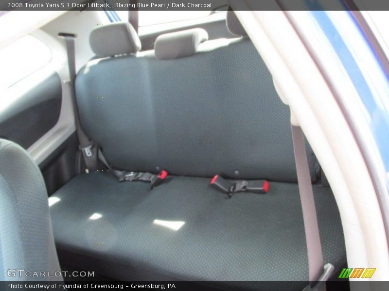 Blazing Blue Pearl / Dark Charcoal 2008 Toyota Yaris S 3 Door Liftback