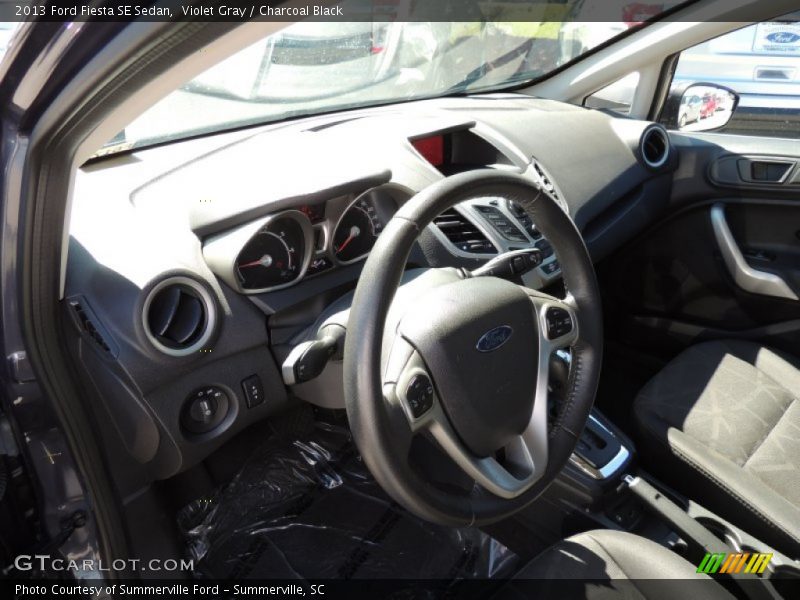 Violet Gray / Charcoal Black 2013 Ford Fiesta SE Sedan