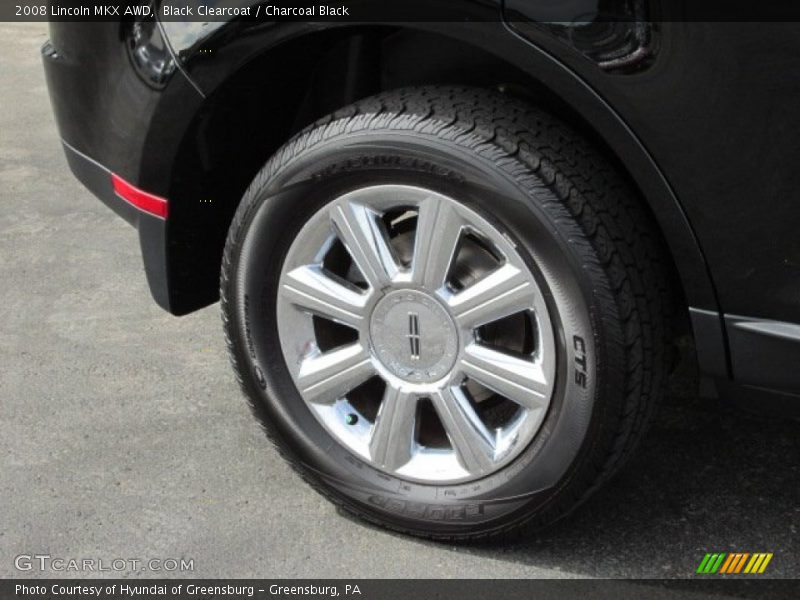 Black Clearcoat / Charcoal Black 2008 Lincoln MKX AWD