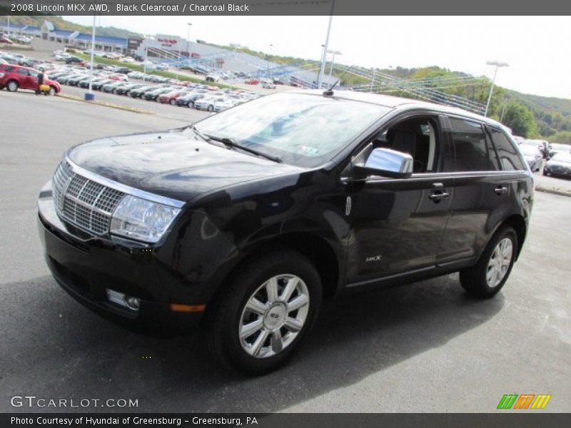 Black Clearcoat / Charcoal Black 2008 Lincoln MKX AWD
