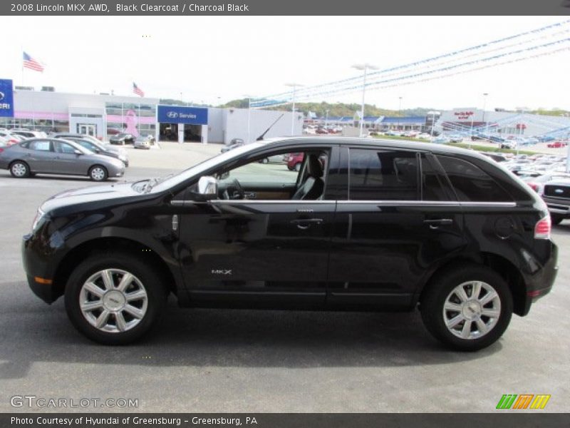 Black Clearcoat / Charcoal Black 2008 Lincoln MKX AWD