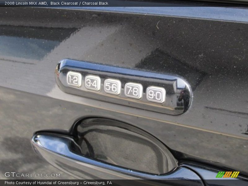 Black Clearcoat / Charcoal Black 2008 Lincoln MKX AWD