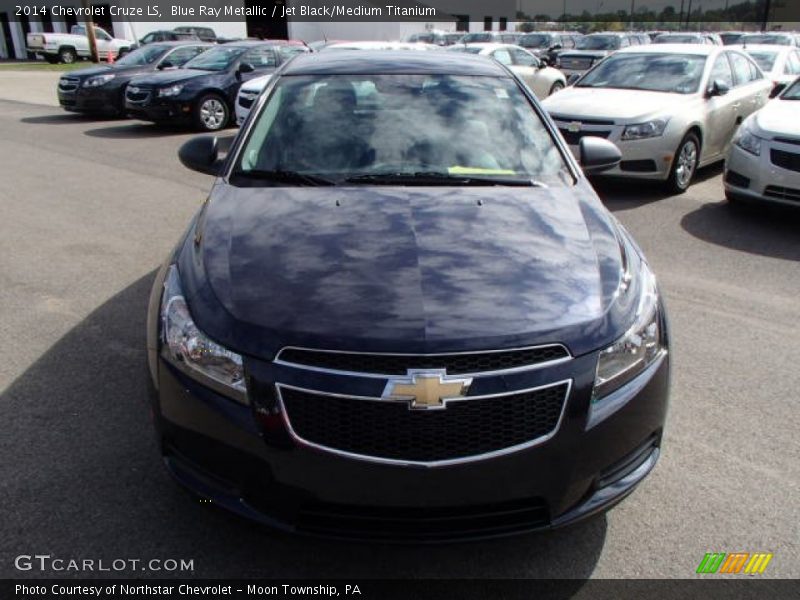 Blue Ray Metallic / Jet Black/Medium Titanium 2014 Chevrolet Cruze LS