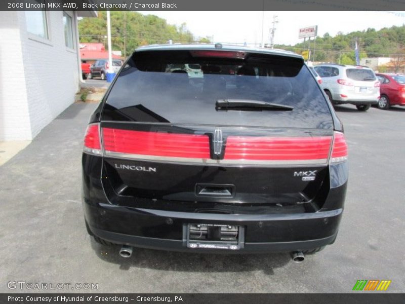 Black Clearcoat / Charcoal Black 2008 Lincoln MKX AWD