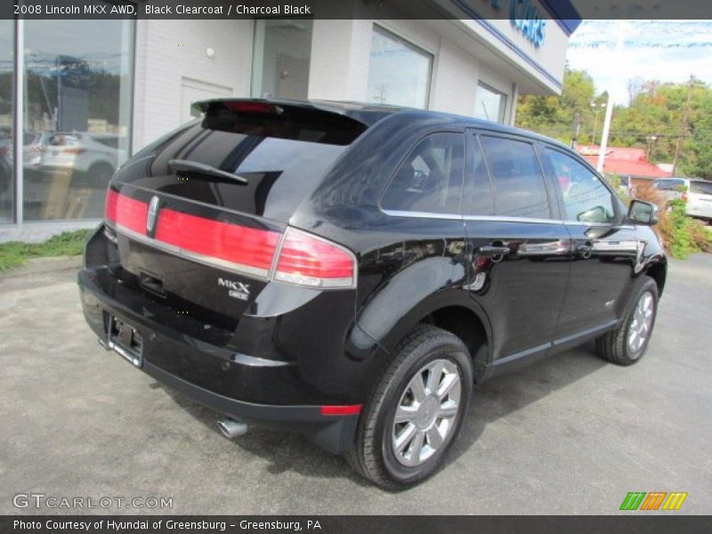 Black Clearcoat / Charcoal Black 2008 Lincoln MKX AWD