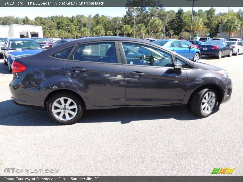 Violet Gray / Charcoal Black 2013 Ford Fiesta SE Sedan