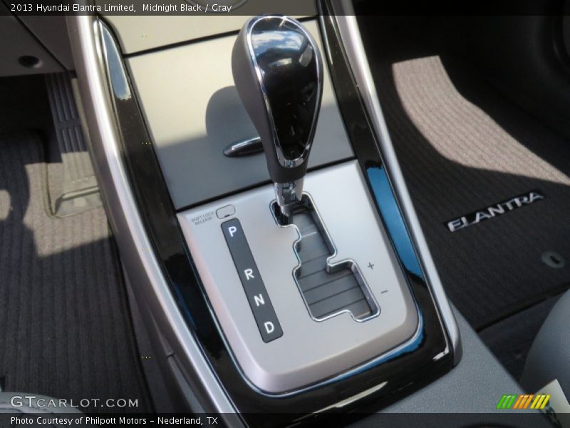 Midnight Black / Gray 2013 Hyundai Elantra Limited