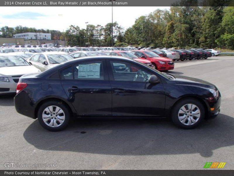 Blue Ray Metallic / Jet Black/Medium Titanium 2014 Chevrolet Cruze LS