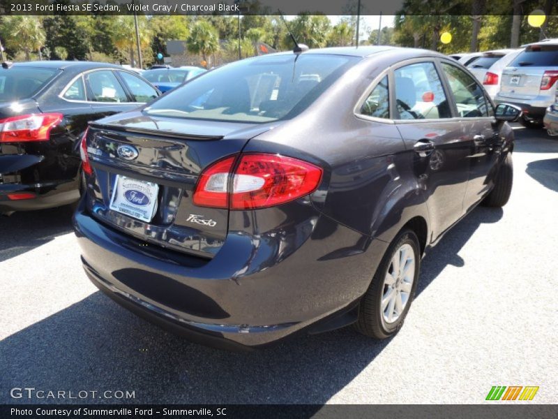Violet Gray / Charcoal Black 2013 Ford Fiesta SE Sedan