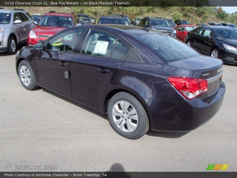 Blue Ray Metallic / Jet Black/Medium Titanium 2014 Chevrolet Cruze LS