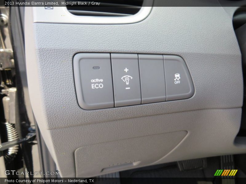 Midnight Black / Gray 2013 Hyundai Elantra Limited