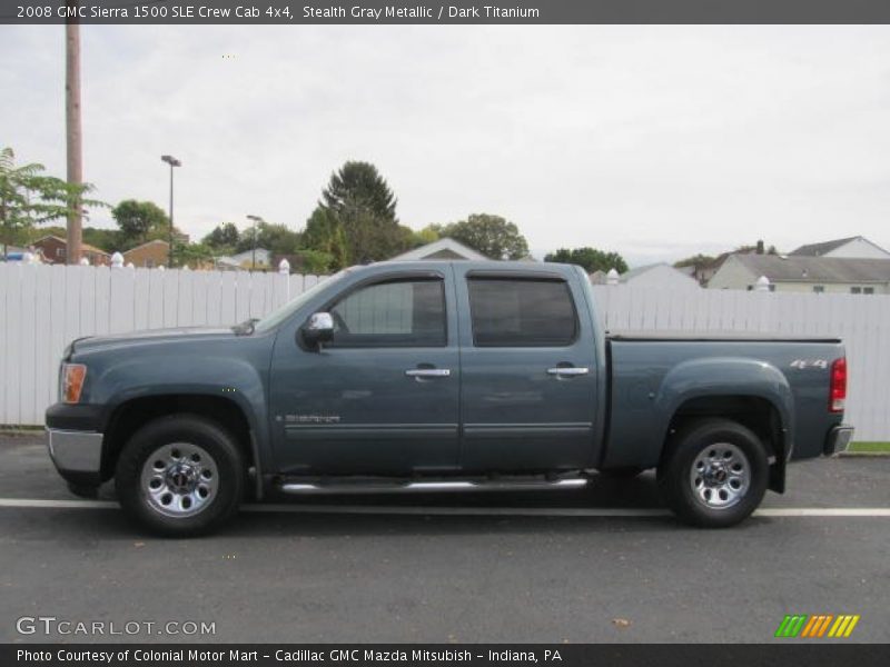 Stealth Gray Metallic / Dark Titanium 2008 GMC Sierra 1500 SLE Crew Cab 4x4