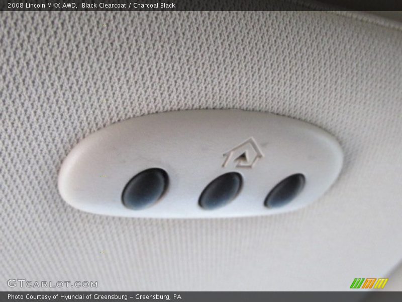 Black Clearcoat / Charcoal Black 2008 Lincoln MKX AWD