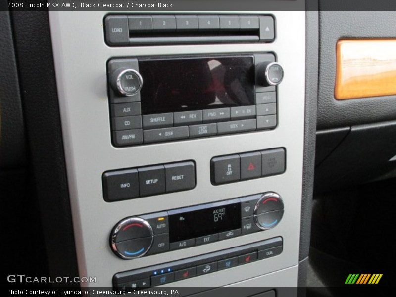 Black Clearcoat / Charcoal Black 2008 Lincoln MKX AWD