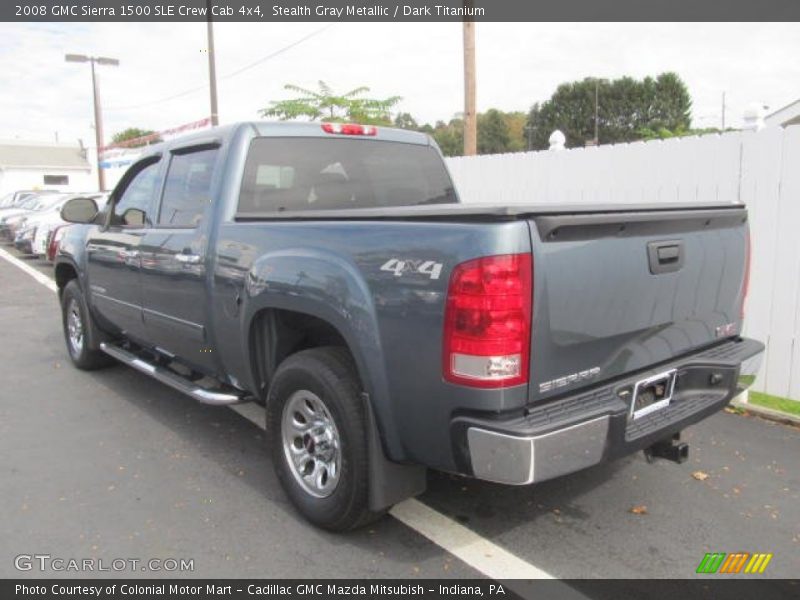 Stealth Gray Metallic / Dark Titanium 2008 GMC Sierra 1500 SLE Crew Cab 4x4