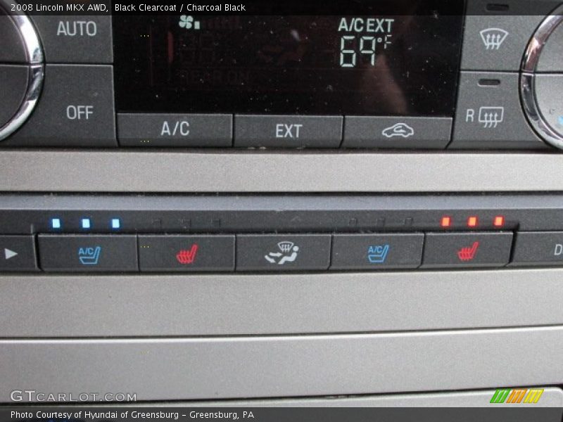 Black Clearcoat / Charcoal Black 2008 Lincoln MKX AWD