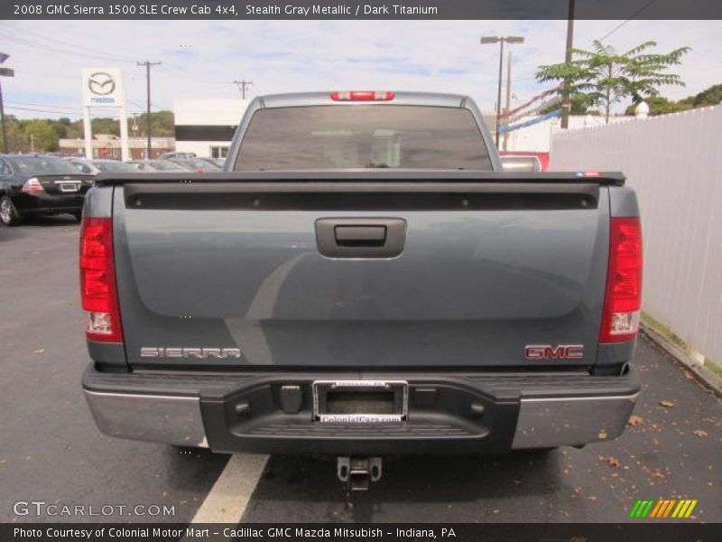 Stealth Gray Metallic / Dark Titanium 2008 GMC Sierra 1500 SLE Crew Cab 4x4