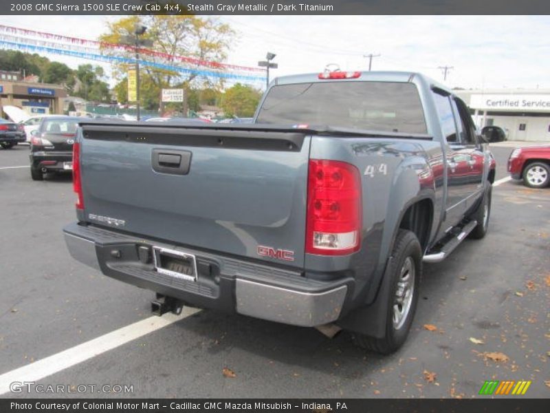 Stealth Gray Metallic / Dark Titanium 2008 GMC Sierra 1500 SLE Crew Cab 4x4