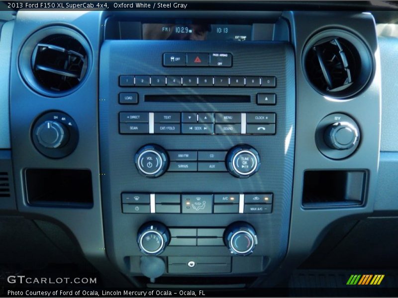 Oxford White / Steel Gray 2013 Ford F150 XL SuperCab 4x4
