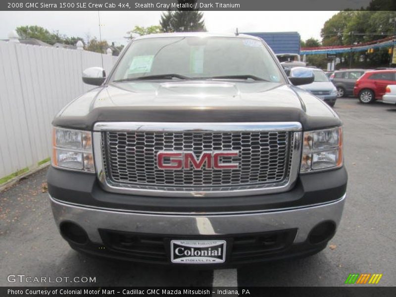 Stealth Gray Metallic / Dark Titanium 2008 GMC Sierra 1500 SLE Crew Cab 4x4