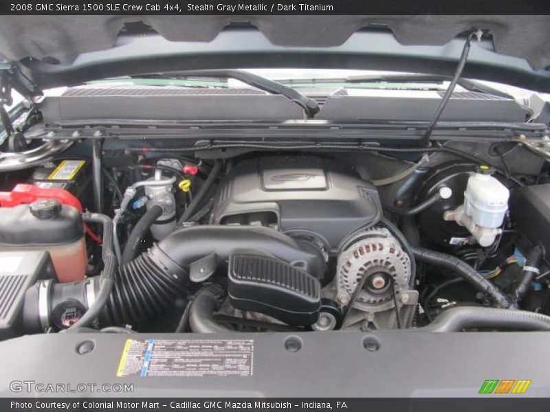Stealth Gray Metallic / Dark Titanium 2008 GMC Sierra 1500 SLE Crew Cab 4x4