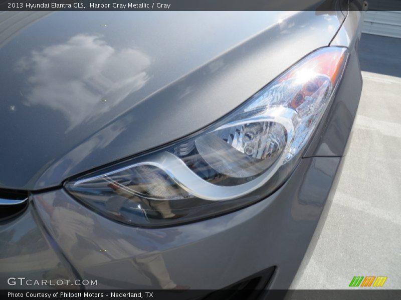 Harbor Gray Metallic / Gray 2013 Hyundai Elantra GLS