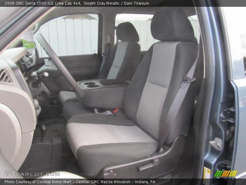 Stealth Gray Metallic / Dark Titanium 2008 GMC Sierra 1500 SLE Crew Cab 4x4