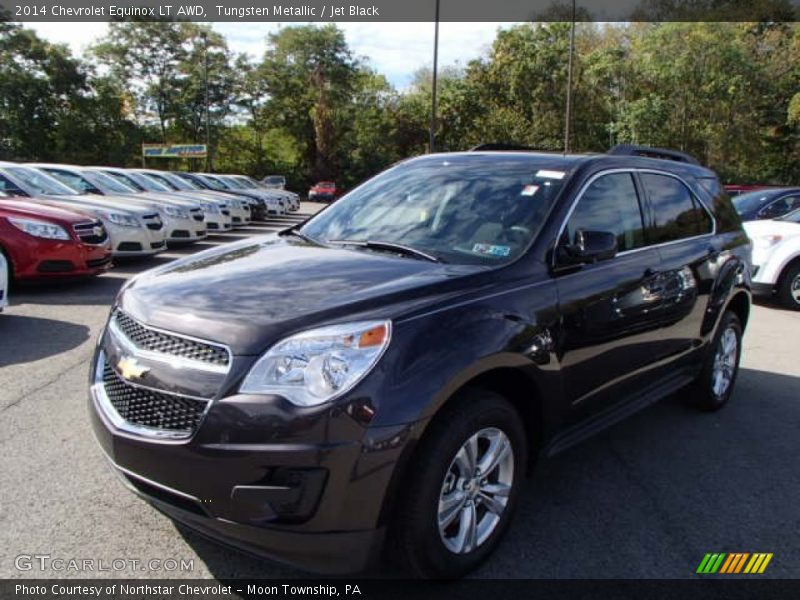 Tungsten Metallic / Jet Black 2014 Chevrolet Equinox LT AWD