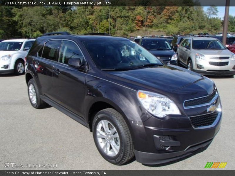 Tungsten Metallic / Jet Black 2014 Chevrolet Equinox LT AWD