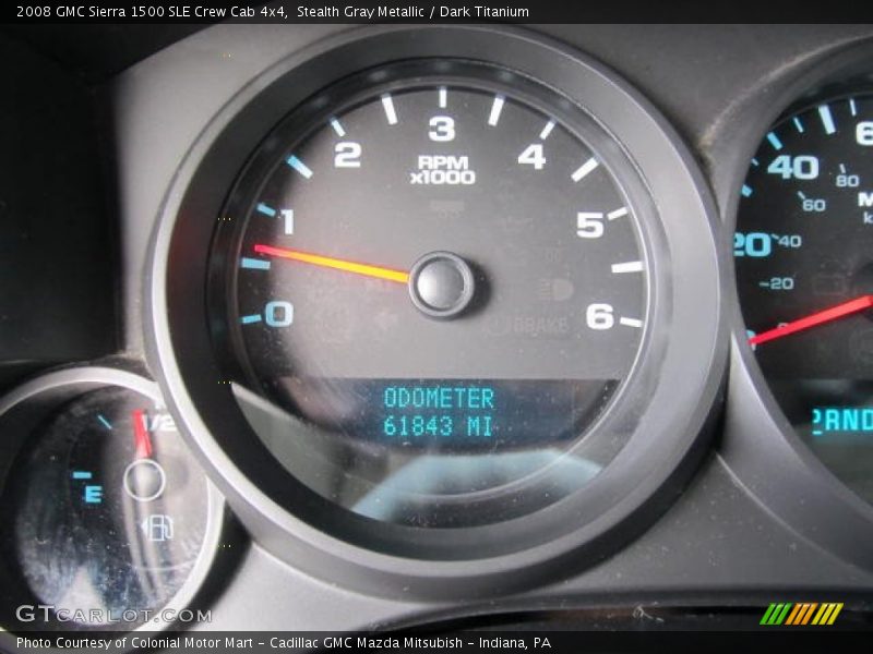 Stealth Gray Metallic / Dark Titanium 2008 GMC Sierra 1500 SLE Crew Cab 4x4