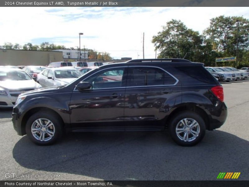 Tungsten Metallic / Jet Black 2014 Chevrolet Equinox LT AWD