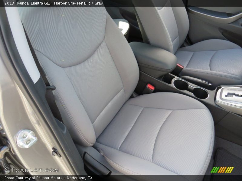 Harbor Gray Metallic / Gray 2013 Hyundai Elantra GLS