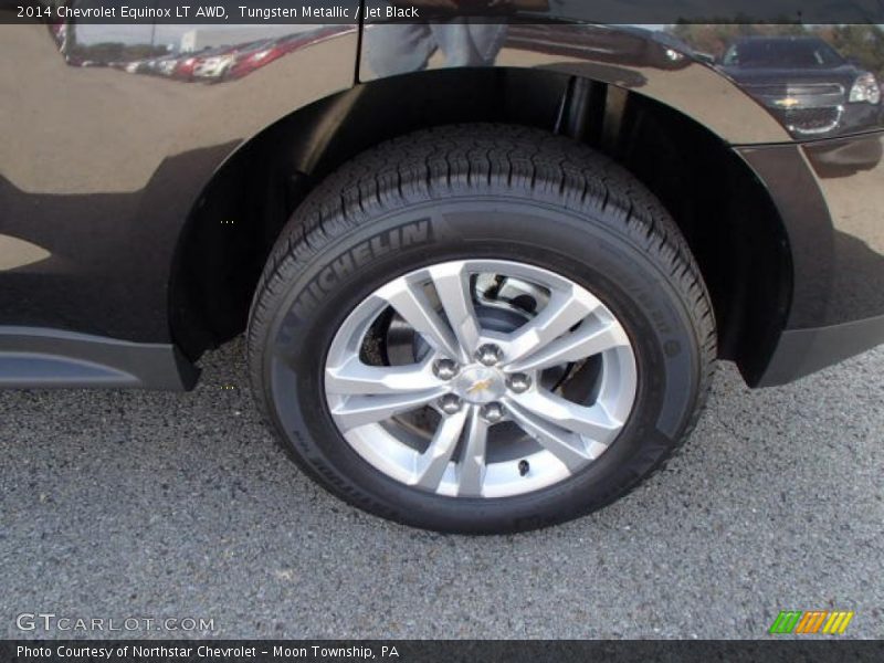 Tungsten Metallic / Jet Black 2014 Chevrolet Equinox LT AWD