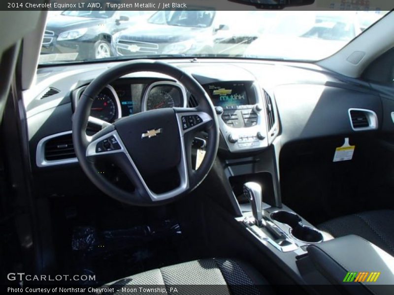 Tungsten Metallic / Jet Black 2014 Chevrolet Equinox LT AWD