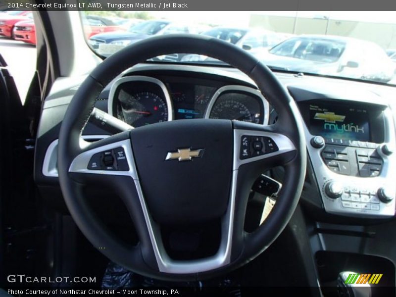 Tungsten Metallic / Jet Black 2014 Chevrolet Equinox LT AWD