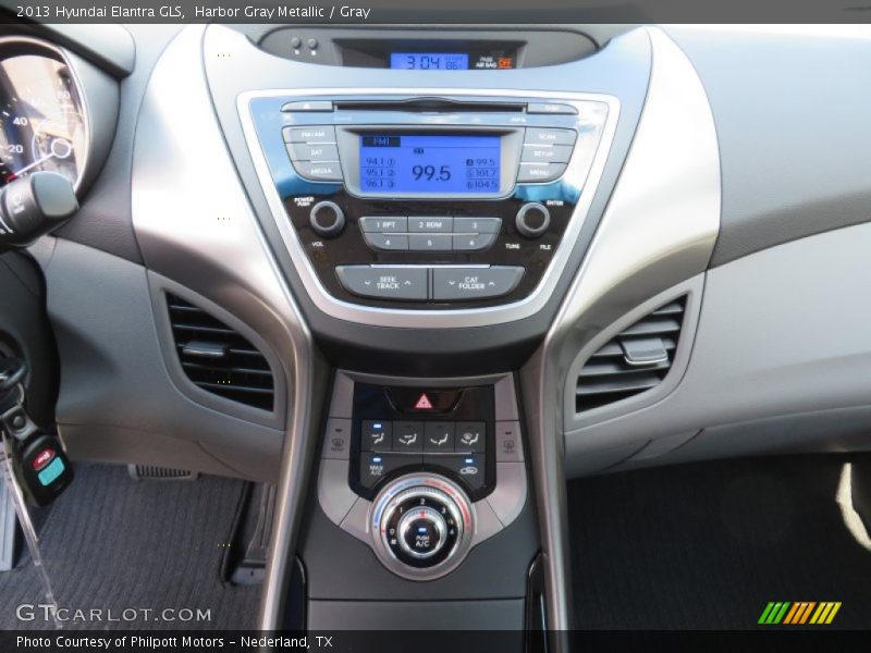 Harbor Gray Metallic / Gray 2013 Hyundai Elantra GLS