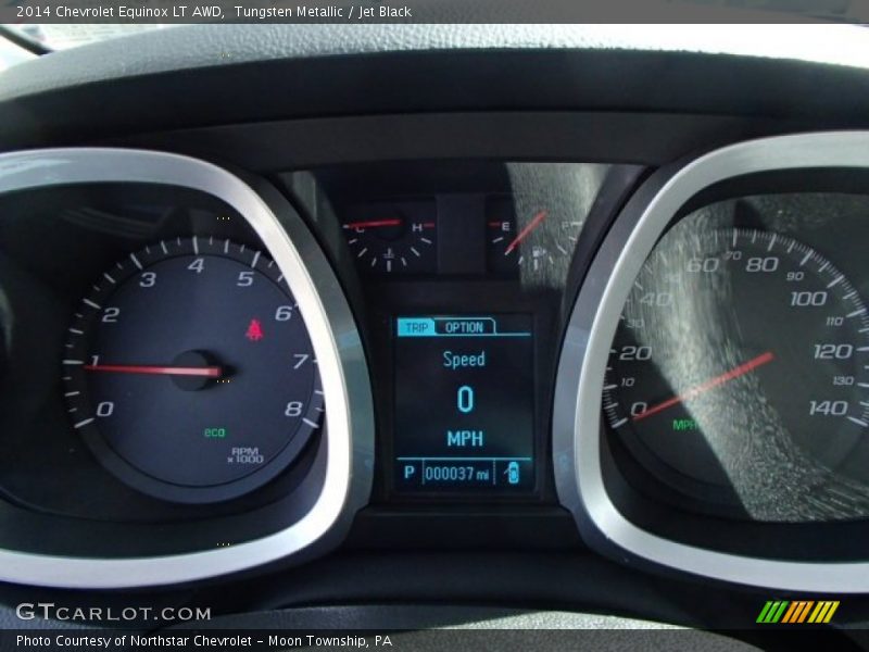 Tungsten Metallic / Jet Black 2014 Chevrolet Equinox LT AWD