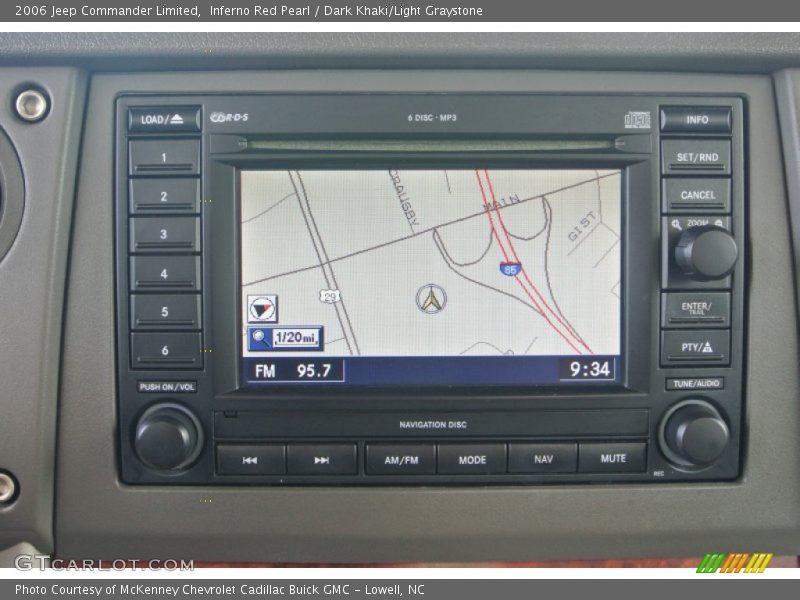 Navigation of 2006 Commander Limited